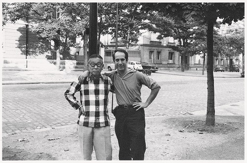 常玉（左）とロバート・フランク（右）。1964年頃、パリにて。 ©Robert Frank