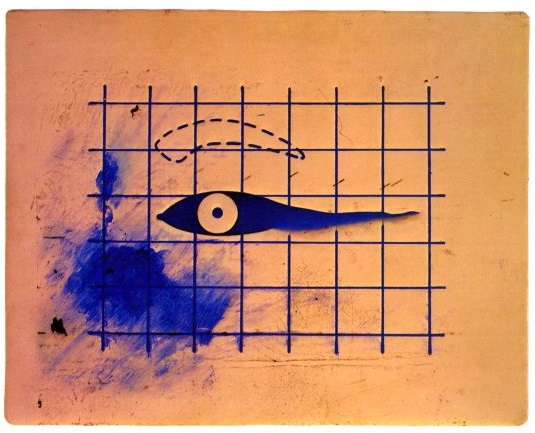 渡辺仁志「描き損ないの目」 1978年